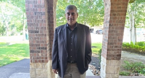 Thanks to the clinical trial led by Nirav Thosani, MD, Demetrios Stroubakis, 55, is back to working as an engineer and spending time with his wife and kids. (Photo courtesy of Demetrios Stroubakis)