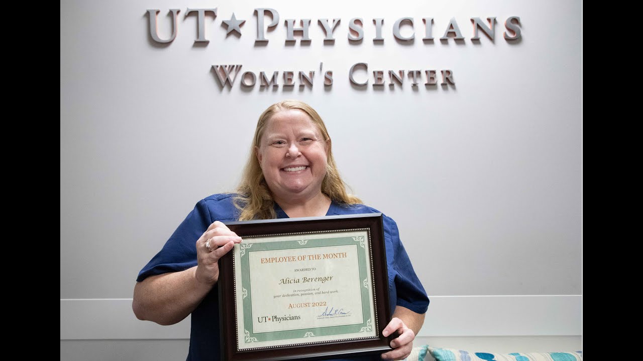 UT Physicians - August 2022 Employee of the Month