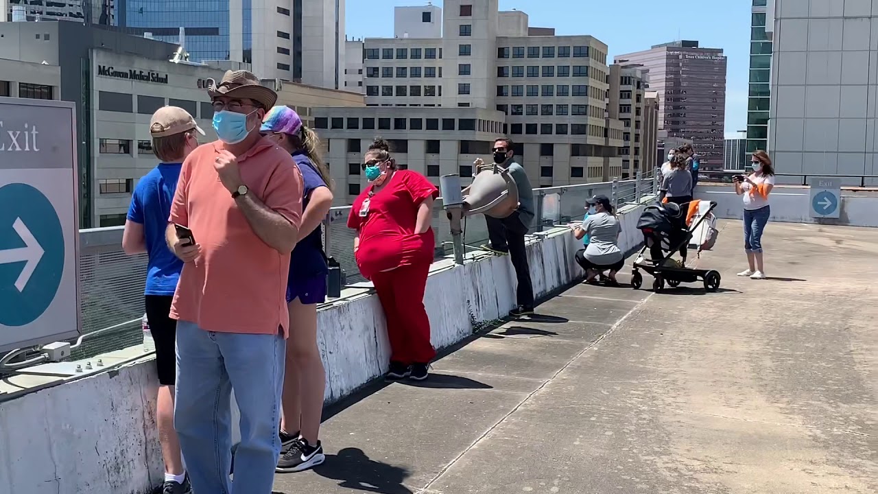 Blue Angels Flyover for Health Care Workers