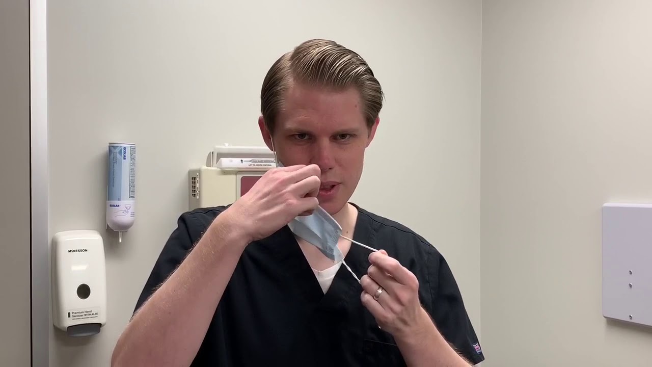 How to properly put on and take off surgical masks